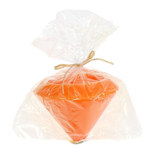 Floristik24 Oranžinė plaukiojanti žvakė Ø16cm