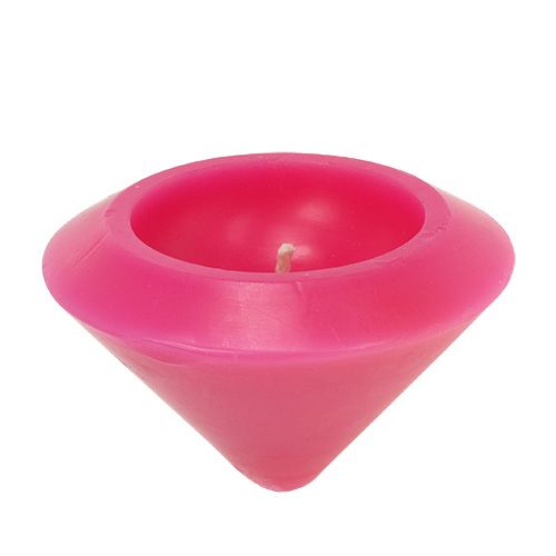 Floristik24 Plaukiojanti rožinė žvakė Ø13cm