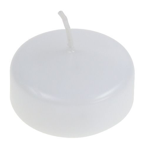 daiktų Plaukiojančios žvakės Baltos 4,5cm 8 vnt