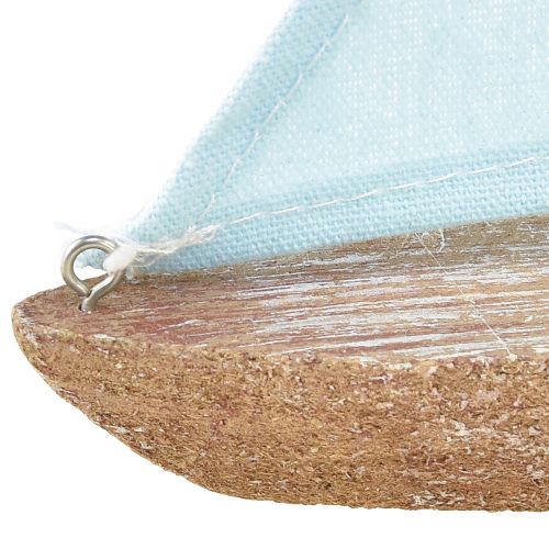 Floristik24 Senovinis burlaivis medinis dekoratyvinis laivas 12×3×15cm asorti 2vnt