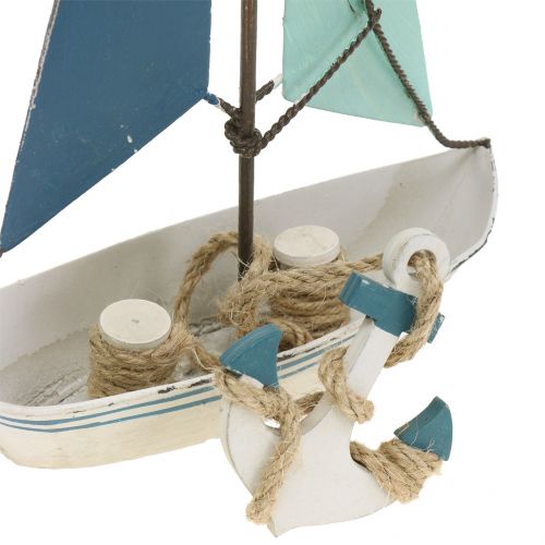 Floristik24 Dekoratyvinis burlaivis metalinis H26cm