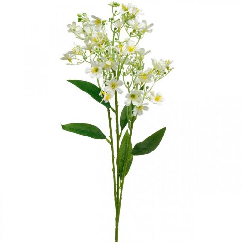 Floristik24 Dirbtinis šilkas, gėlių dekoravimas, šilko gėlė, dekoratyvinė gėlė balta L72cm