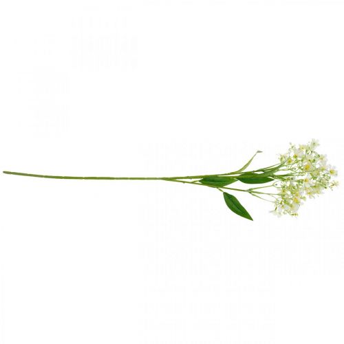 Floristik24 Dirbtinis šilkas, gėlių dekoravimas, šilko gėlė, dekoratyvinė gėlė balta L72cm