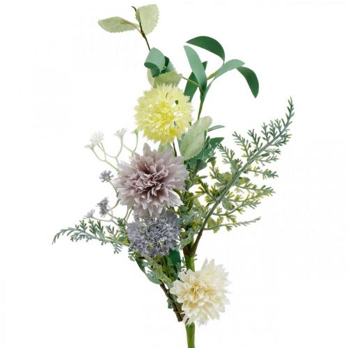 Floristik24 Šilkinių gėlių puokštė, vasaros puošmena, chrizantemos ir erškėtis, dirbtinės gėlės L50cm