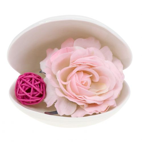 Floristik24 Muilo indo korpusas 12 cm x 10,5 cm x 11 cm baltas