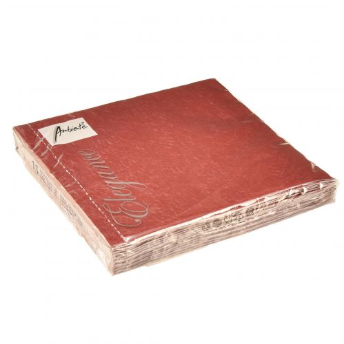 daiktų Servetėlės Bordo Reljefiniai Ornamentai 33x33cm 15vnt