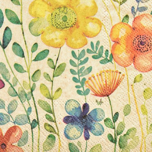 Floristik24 Servetėlės Spring Butterfly Gėlės 33x33cm 20 vnt