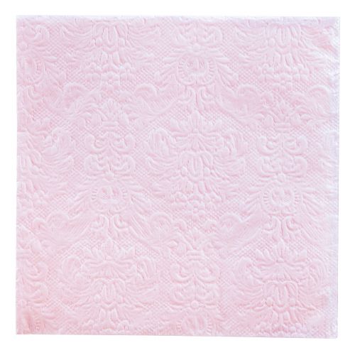 Floristik24 Servetėlės Pink Spring Ornaments Reljefiniai 33x33cm 15 vnt