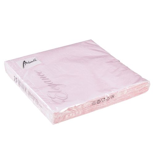 daiktų Servetėlės Pink Spring Ornaments Reljefiniai 33x33cm 15 vnt
