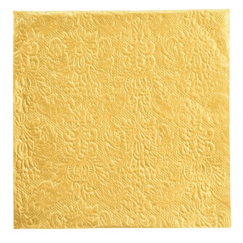 daiktų Servetėlės auksinės su reljefiniais ornamentais 33x33cm 15 vnt