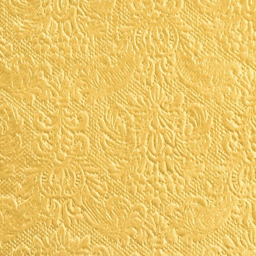 daiktų Servetėlės auksinės su reljefiniais ornamentais 33x33cm 15 vnt