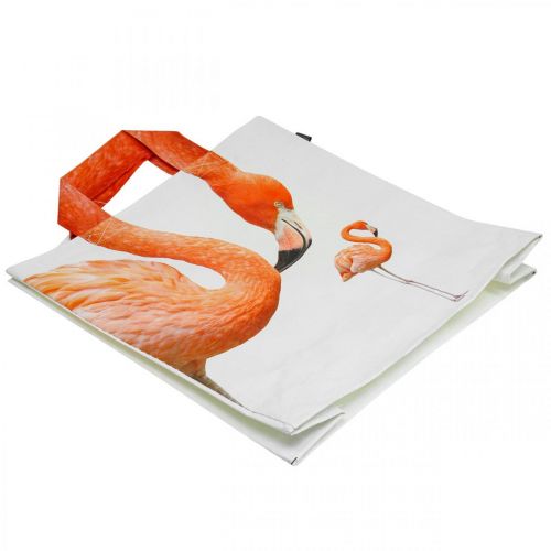 Floristik24 Pirkinių krepšys, pirkinių krepšys W39.5cm Flamingo krepšys