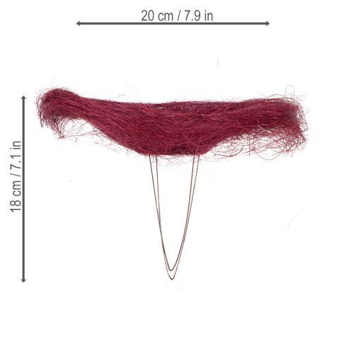 daiktų Puokštės formos žiedas, gėlių aksesuaras kūrybiškoms gėlių kompozicijoms, 20 cm, 8 vnt.