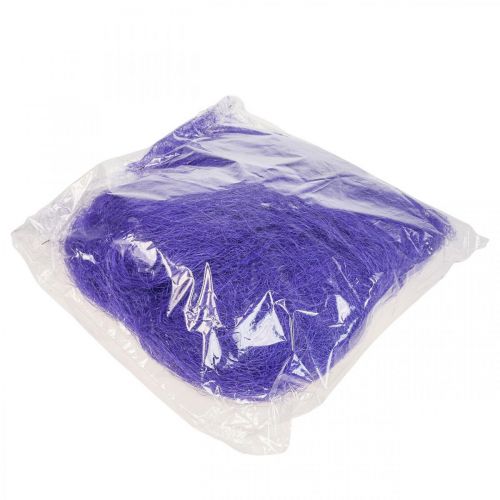 daiktų Sizalio žolė rankdarbiams, amatų medžiaga natūrali medžiaga šviesiai violetinė 300g