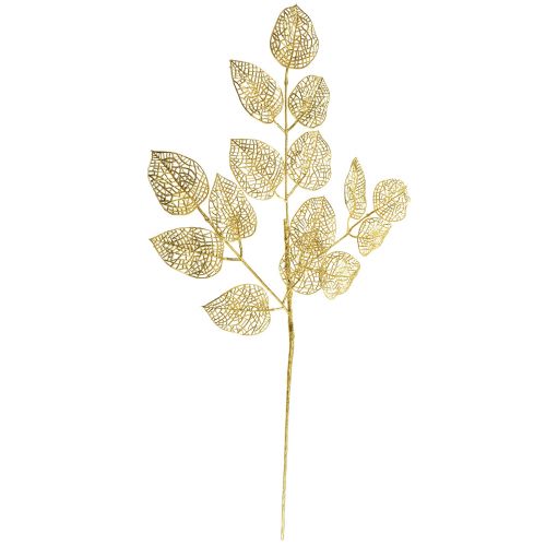 daiktų Skeleto lapai Dirbtiniai gluosnio lapai Gold Branch Deco 63cm