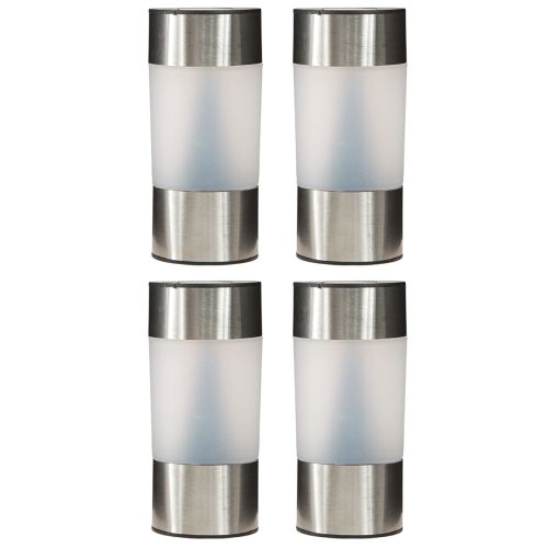 daiktų Saulės strypinis šviestuvas LED saulės šviestuvas lauko H14cm 4vnt
