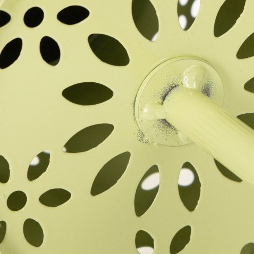 daiktų Saulės energija varomas LED stalinis šviestuvas su gėlių raštu, atmosferinis lauko apšvietimas, 28 cm