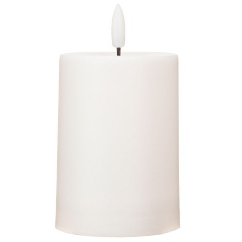 daiktų Saulės žvakė LED žvakė su laikmačiu Balta Šiltai balta Ø7cm H12.5cm