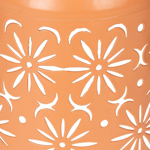 daiktų Saulės energija varomas žibintas su gėlių raštu romantiškiems vakarams sode, 26 cm