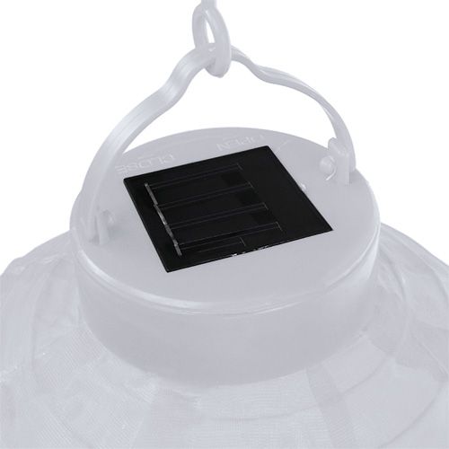 daiktų Žibintas LED su saulės baterija 20cm baltas
