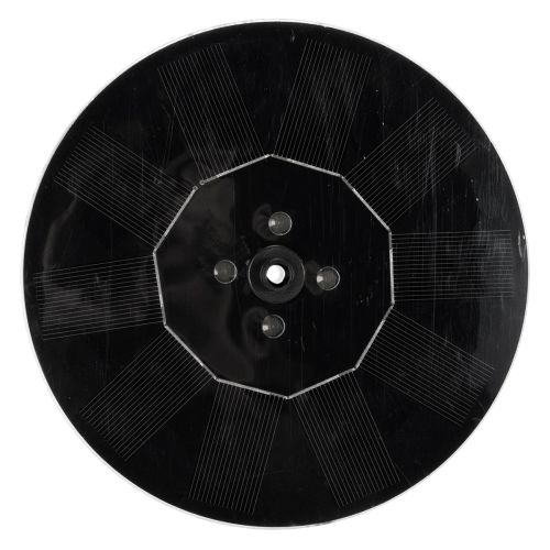 daiktų Saulės siurblys sodo tvenkiniams, plūduriuojantis dekoratyvinis vandens elementas su LED, 16 cm