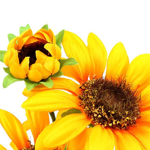 Floristik24 Saulėgrąžų dirbtinės gėlės Ø9cm geltonos L24cm 4vnt