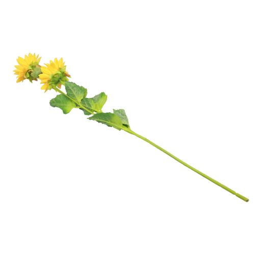 Floristik24 Dirbtiniai augalai dirbtiniai saulėgrąžos dirbtinės gėlės dekoracija geltona 64cm