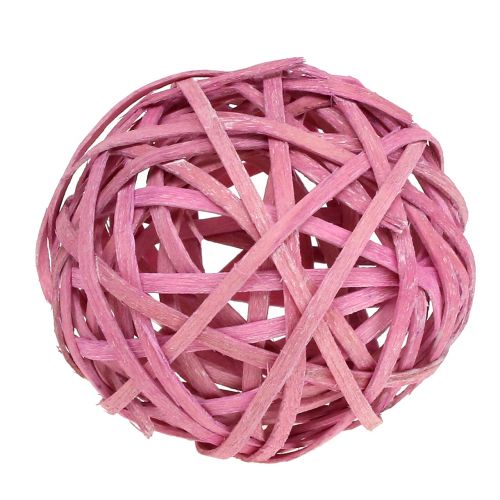 Floristik24 Chipball rožinis Ø6cm 6vnt