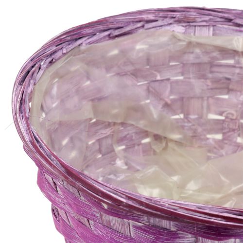 daiktų Skiedrų dubuo apvalus violetinis/baltas/rožinis Ø19cm 8 vnt