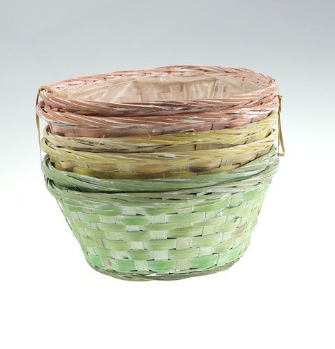 Floristik24 Skiedrų padėklas, apvalus, įvairiaspalvis, 6 vnt., Ø 25cm