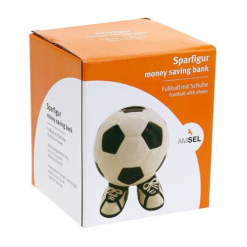 Floristik24 Pinigų dėžutės futbolas 12cm