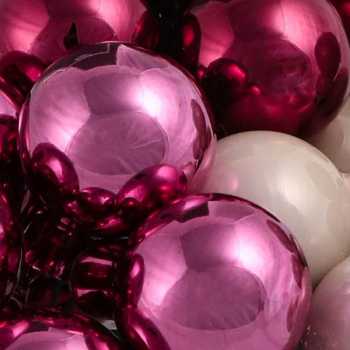 daiktų Veidrodinės uogos iš stiklo Uoga Pink Beige Ø25mm 140 vnt