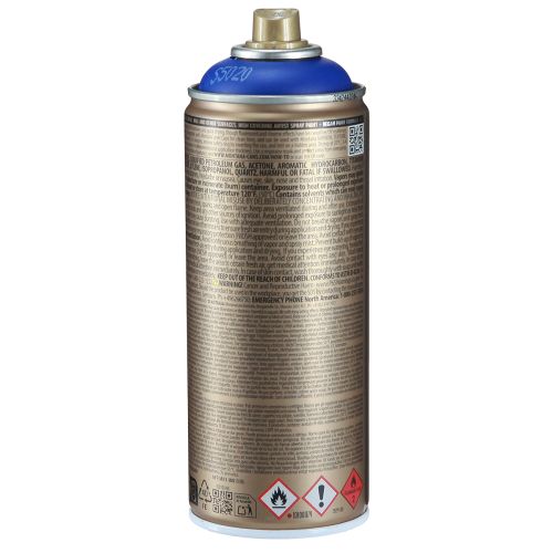 daiktų Purškiami dažai mėlynai matiniai Montana Gold dažų purškiklis 400ml