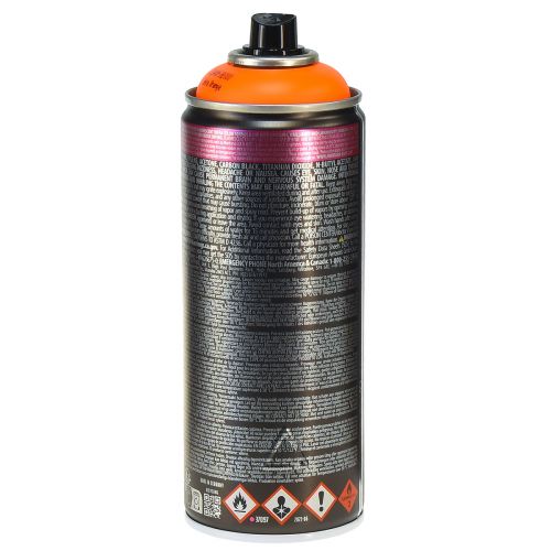 daiktų Purškiami dažai purškiami šviečiantys dažai oranžinis graffiti 400ml