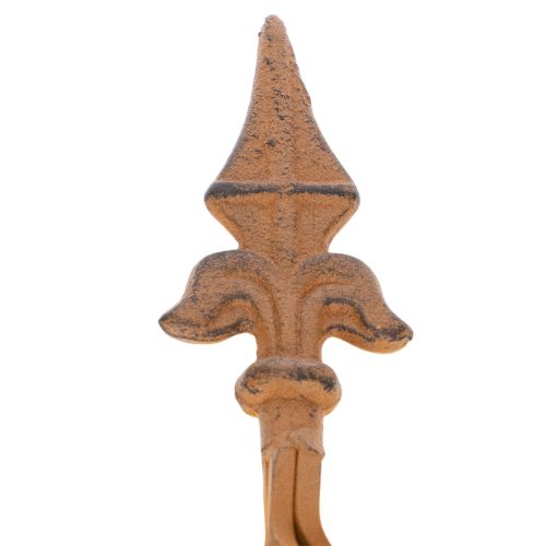 daiktų Sodo kuolo grotelės sodo dekoravimui su dekoratyviniu elementu 115 cm