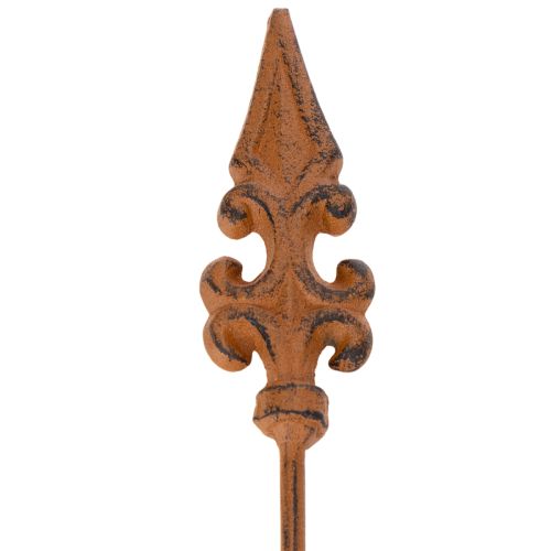 daiktų Sodo kuolas, kaimiško stiliaus dekoracija, lelijų ietis, senovinio dizaino, skirtas naudoti lauke, 60 cm, 2 vnt.