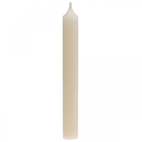 daiktų Strypų žvakės baltos kreminės vaško žvakės 180mm/Ø21mm 6vnt