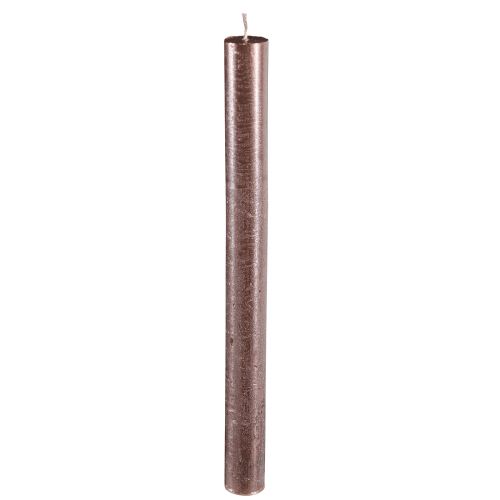 daiktų Kūginės žvakės vienspalvės varinės metalinės 21×240mm 12 vnt