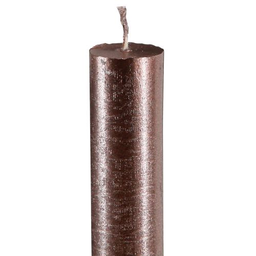 daiktų Kūginės žvakės vienspalvės varinės metalinės 21×240mm 12 vnt