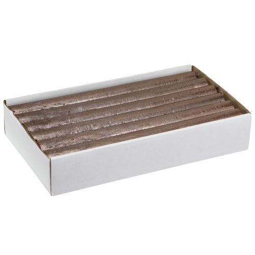daiktų Kūginės žvakės vienspalvės varinės metalinės 21×240mm 12 vnt