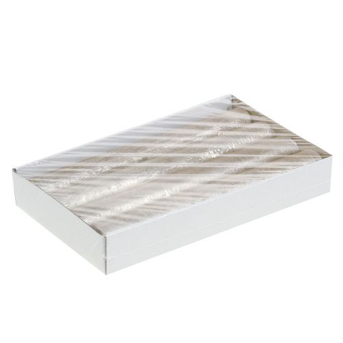 Floristik24 Kūginės žvakės vienspalvės šampanas 34mm x 240mm 4 vnt