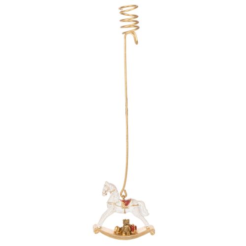 Kalėdinės eglutės žvakidės supamieji arkliukai 20 cm 3 vnt. pirkti | Floristik24.lt