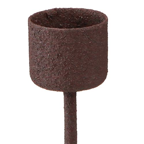 daiktų Žvakių laikiklis lazdele užkimšimui rūdžių ruda Ø22mm H10,5cm 12 vnt.