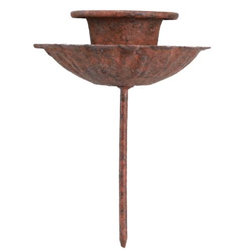 daiktų Žvakės laikiklis, skirtas prijungti rūdžių išvaizdą Ø8,5cm H4cm 4vnt