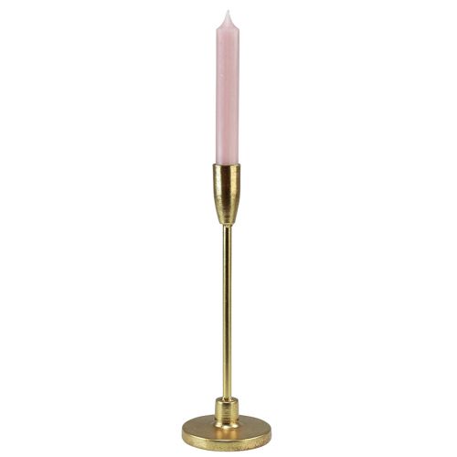 daiktų Žvakidėkliukas auksinė auksinė žvakidė metalinė H20cm