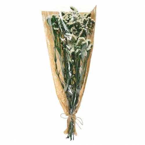 Floristik24 Džiovintų gėlių kekė jūrinė levanda balta 40-55cm 120g