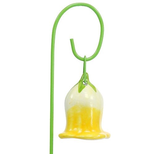Floristik24 Kištukas keraminės gėlės 5cm 28cm 8vnt