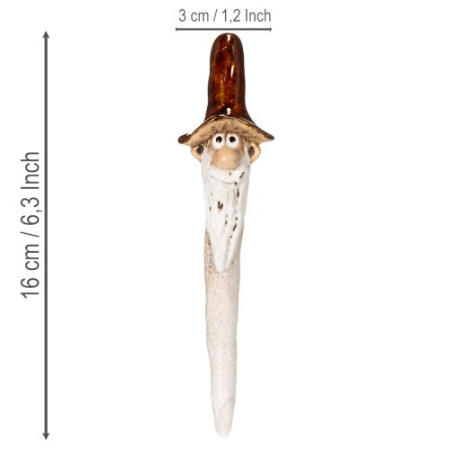 Dekoratyvinė sodo nykštuko figūrėlė augalų vazonams, 16 cm, 2 dalys | Floristik24.lt