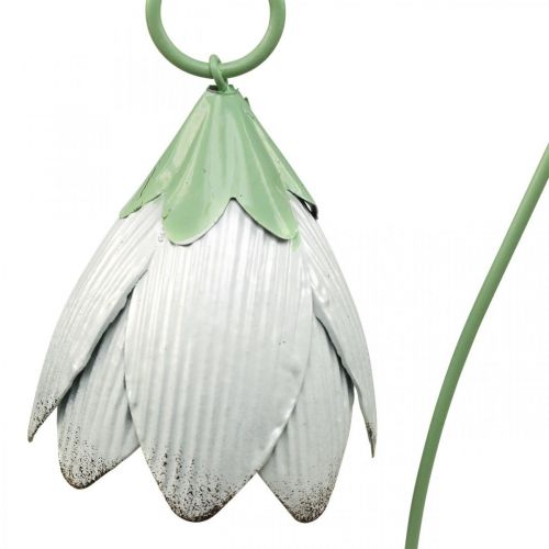 Floristik24 Sodo kuoliukai metalinės dekoratyvinės gėlės rožinė violetinė balta L58cm 3vnt
