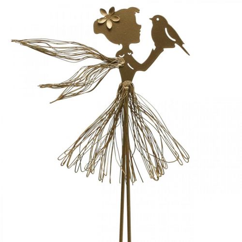 Garden Stake Elf Metalinis sodo lovos kuolas Gold 16,5×15 cm